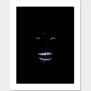 Black Man Laughing in the Dark Posters and Art